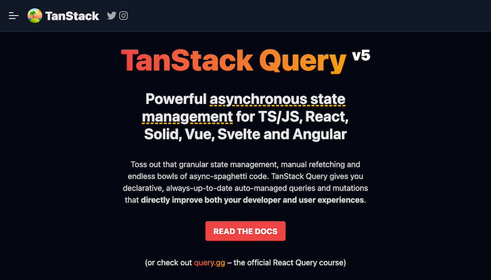 TanStack Query(React Query) 핵심 정리